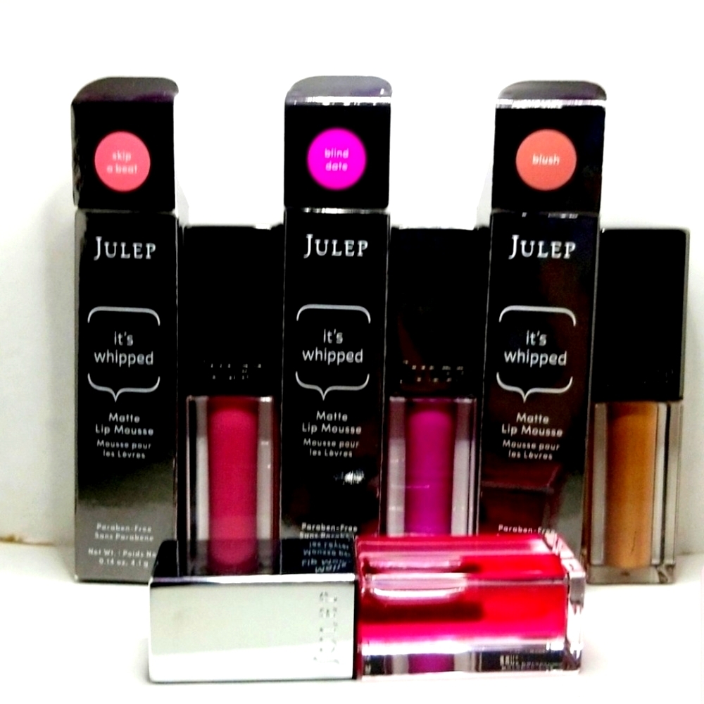 LOT OF 4 JULEP LIP PRODUCTS - BRAND NEW